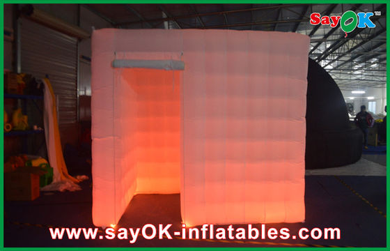 Inflatable Photo Booth Enclosure Orange Attractive Inflatable Photo Booth Portable Air Inflatable Tent For Festival