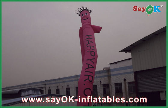 Dancing Air Man Waterproof Desktop Pink Inflatable Air Dancer For Outdoor Advertising