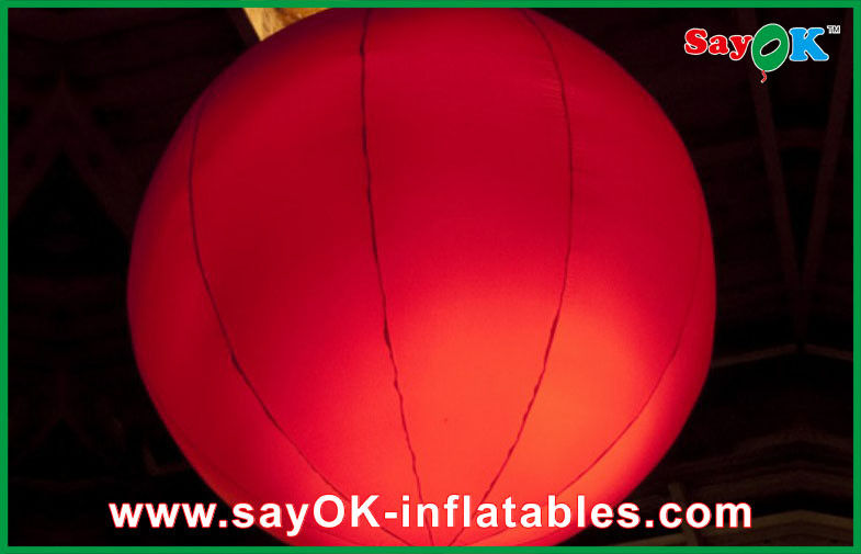 Yellow / Blue LED Balloon Lights Chrismas Inflatable Stage Decoration