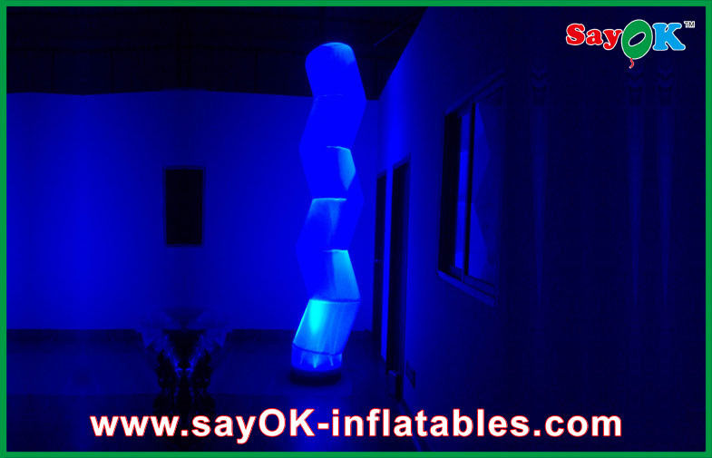 Lighting Inflatable 12 Different Colors Led Decoration Prism For Holiday