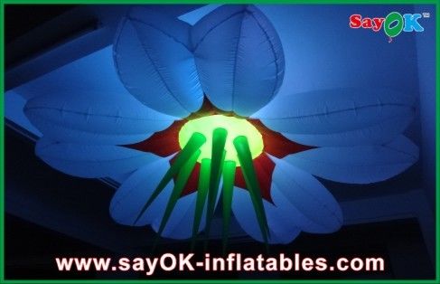 New Design Colorful 1.5m Hanging Lighting Decoration Inflatable Flowers