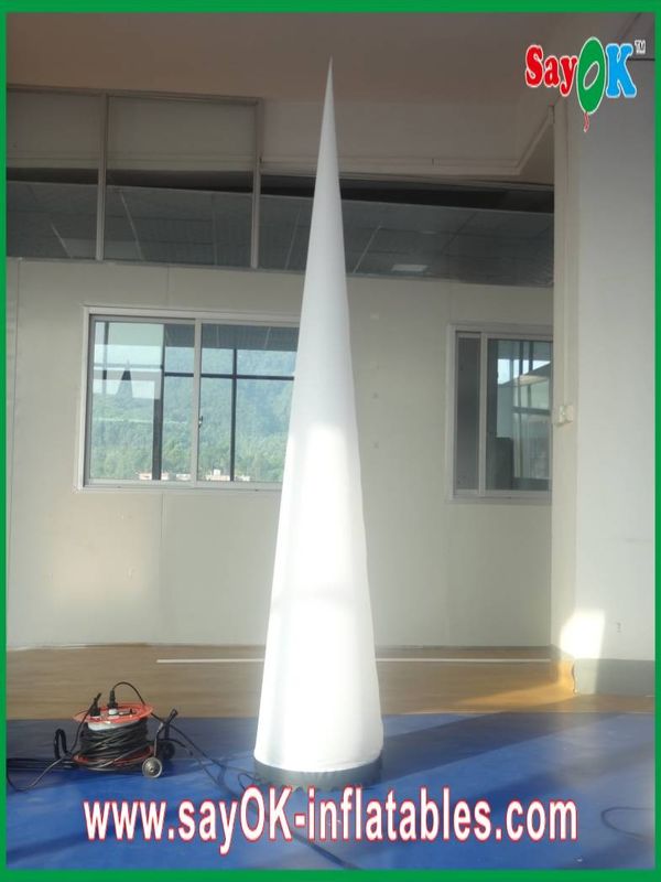 Air Blower Inflatable Lighting Decoration Led Ground Cone For Wedding Party