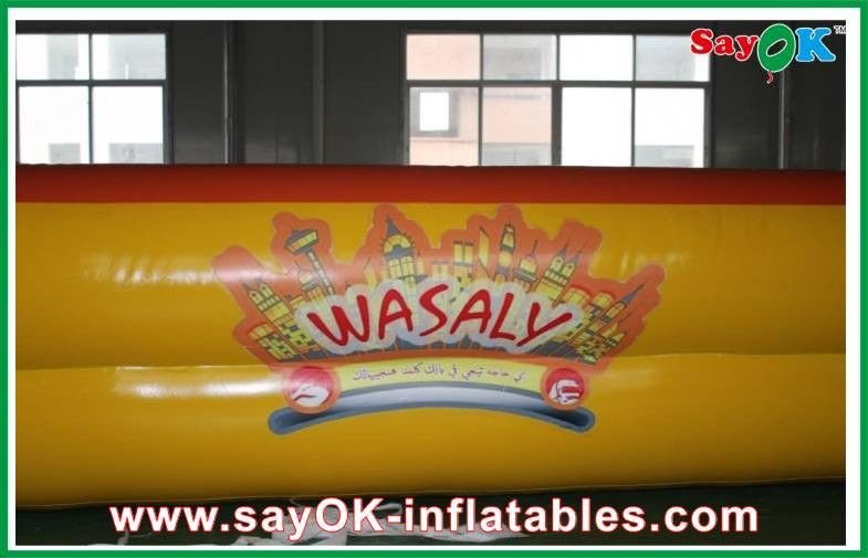 Outdoor Custom 12 x 2 x 6m Inflatable Soccer Field / Football Pitch With Air Pump
