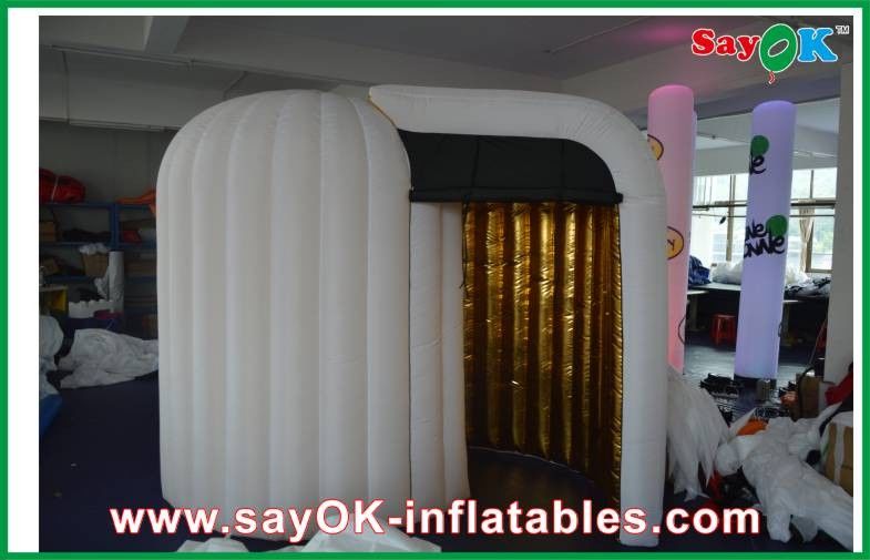 Professional Photo Studio Gaint Inflatable Photo Booth , Portable Rounded Strong Oxford Cloth Photo Booth