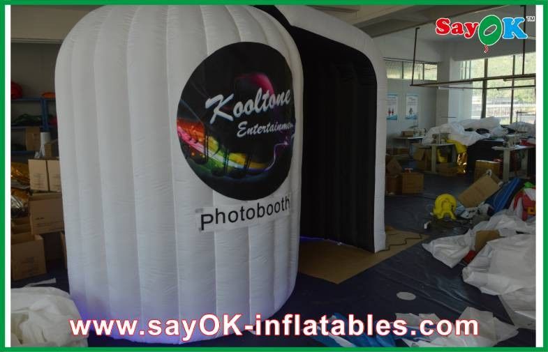 Funny Photo Booth Props Logo Printed Inflatable Photo Booth Portable For Photo Taking