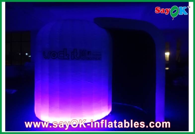 Party Photo Booth Inflatable Led Lighting Photo Booth Tent Oxford Cloth For Photo Studio