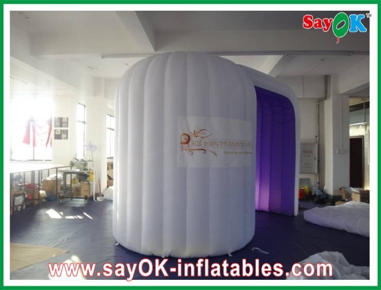 Inflatable Party Decorations Photo Studio Inflatable Photo-Taking Tent Durable CE Blower Purple