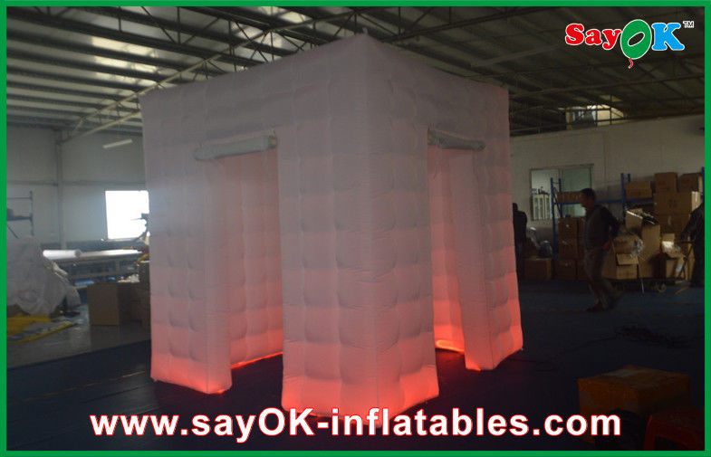 Inflatable Photo Booth Enclosure Orange Attractive Inflatable Photo Booth Portable Air Inflatable Tent For Festival