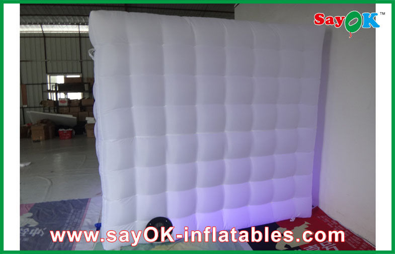 Inflatable Photo Studio 2.4m Quadrate Strong Oxford Cloth Photobooth , Large Inflatable Photo Booth