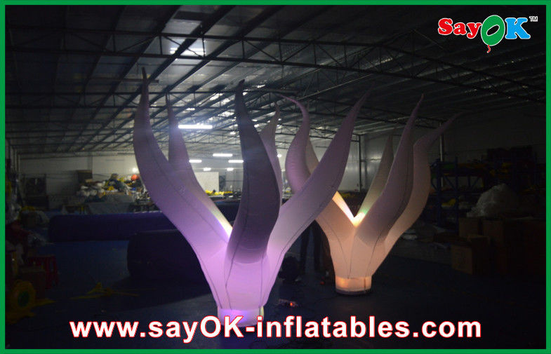 Waterproof 190T Nylon Inflatable Lighting Decoration On Ground 2m Ceremony