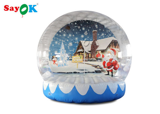 Giro di neve gonfiabile da 3m in PVC con sfondo stampato