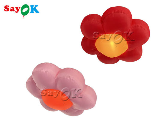 Fiore di illuminazione gonfiabile artificiale a misura di 1,5 m 2 m 190 T