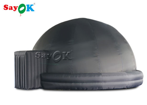 360 Dome Projection 5/6m Tenda planetaria gonfiabile nera portatile