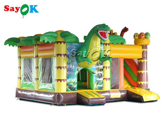 Festa dei dinosauri 5.3x5x3.4mH Slide gonfiabile