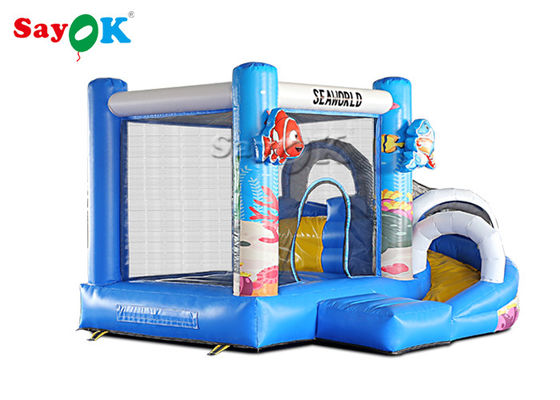 Giant PVC Air Bouncer gonfiabile Slide Animals Combo Open 2 anni di garanzia