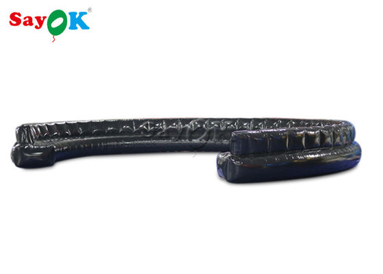 Prodotti gonfiabili su misura neri sigillati ermeticamente Sofa gonfiabile su misura 7.3m