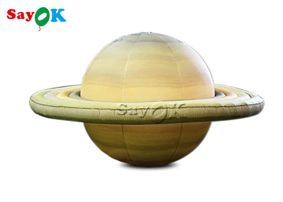 0.25mm PVC 60 pollici Palloni gonfiabili Saturno Pianeta Per istituzione educativa