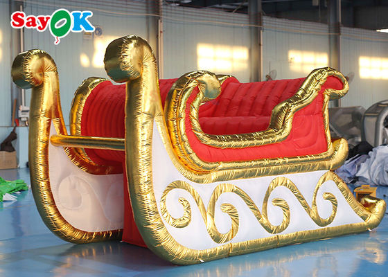 slitta gonfiabile di Sleigh di Natale di festival delle decorazioni di festa di 4x2m