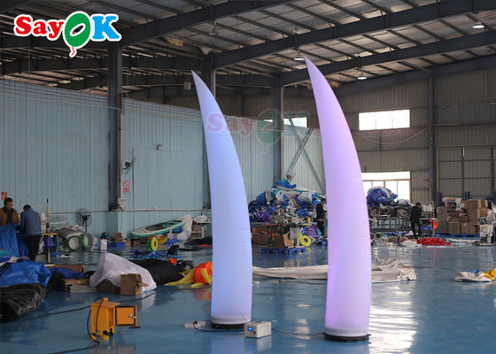 Decorazione d'accensione gonfiabile 3m Crescent Cone di ROHS