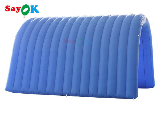Entrata gonfiabile gonfiabile su ordinazione di calcio del tunnel 5x5x3mH dei blu navy