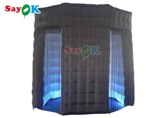 Tenda gonfiabile rotta anti- di recinzione della cabina della foto della luce del LED per nozze