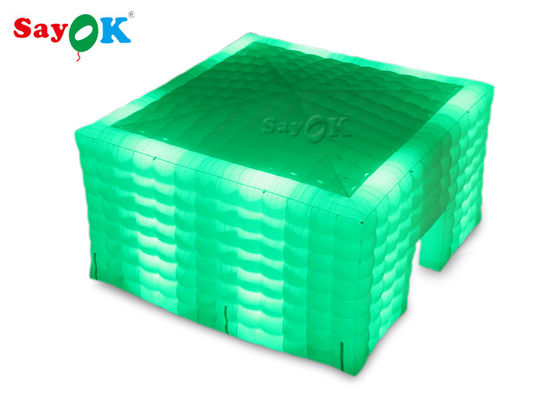 Va la tenda gonfiabile dell'aria del cubo gonfiabile della tenda LED di aria aperta per la decorazione di pubblicità commerciale del partito