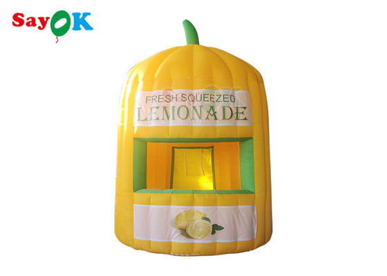 Pubblicità gonfiabile del supporto di limonata del lavoro della tenda all'aperto gonfiabile della tenda con il ventilatore