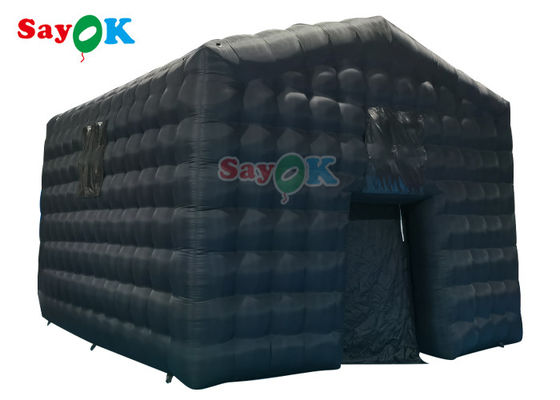 Tenda gonfiabile del cubo della tela cerata con la tenda gonfiabile principale della festa nuziale delle luci