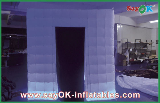 Tenda gonfiabile su ordinazione di Photobooth della foto dello studio del partito di esplosione della cabina gonfiabile della foto con illuminazione del LED
