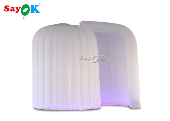 Cabina portatile gonfiabile della foto della foto dell'iglù professionale dello studio 3*2*2.3m LED con una tenda di porta