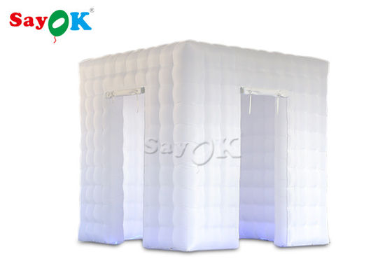 Cabina gonfiabile della foto del cubo dello SGS della cabina della foto di Natale con due porte per l'affitto della festa nuziale
