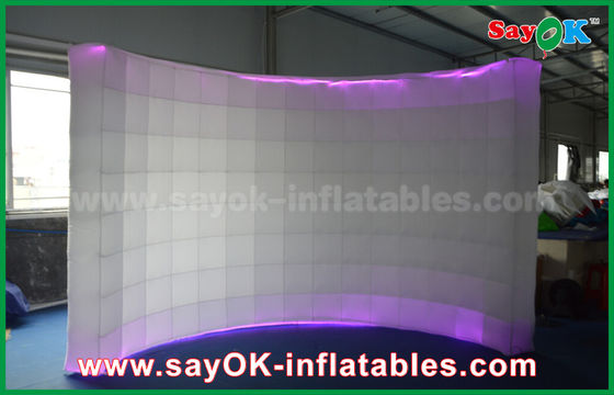 I puntelli della cabina della foto hanno condotto le nozze gonfiabili della cabina della foto della parete di illuminazione di striscia per i 1 - 3 anni locativi di garanzia