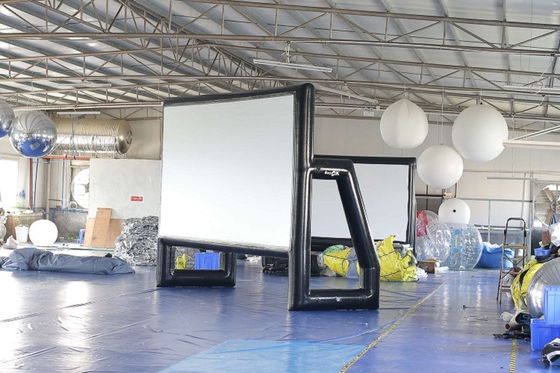 Schermo gonfiabile del cinema della tela cerata ermetica all'aperto del PVC dello schermo del proiettore di esplosione