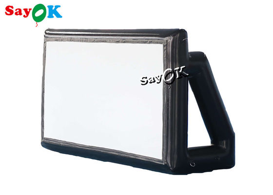 Schermi di film del cortile Front Projection Inflatable Movie Screen ermetico con la pompa 3x1.75mH