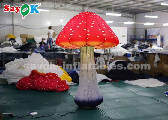 2m 16 Color LED Light Funghi Inflatabile Illuminazione Decorazione Per Pubblicità