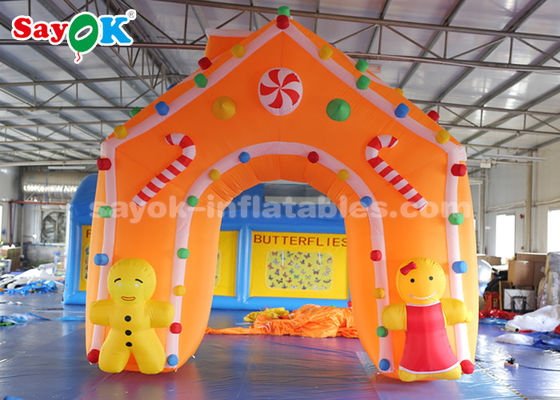C4*4m Stoffa Oxford Arco di Natale gonfiabile Per Decorazioni natalizie