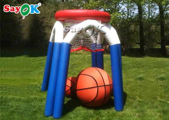 Gioco di pallacanestro di fucilazione all'aperto di sport del mostro gonfiabile su ordinazione dei giochi con l'aeratore