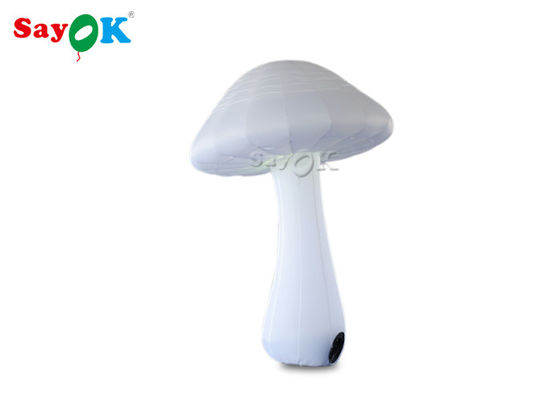 Decorazione di illuminazione gonfiabile da 2 metri Blow Up Mushroom con LED per l'evento
