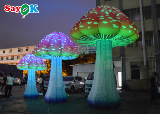 Decorazione gonfiabile gigante rossa di evento di For Wonderland Party del modello del fungo