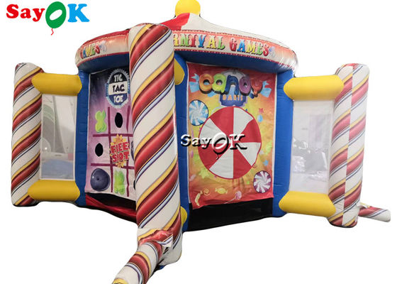 Gioco gonfiabile 5 di carnevale dell'OEM del gioco gonfiabile del dardo in 1 per le stalle all'aperto del deposito