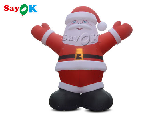 Decorazioni natalizie 6m pvc Papà Noel gonfiabile