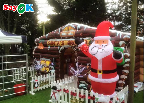Bambino Natale Babbo Natale tarpualin casa gonfiabile rimbalzo