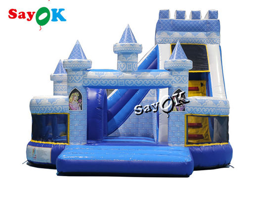 5m 16.5ft Blue Princess Bouncing Castle Commerciale Inflatabile Jumping House