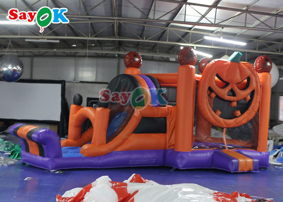 Camera gonfiabile combinata di rimbalzo di Halloween del partito dello scorrevole rimbalzante gonfiabile gigante del castello