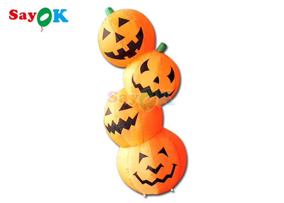 Decorazione di Halloween gonfiabile in PVC a forma di zucca