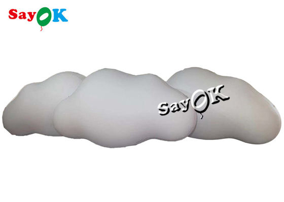 Prodotti gonfiabili personalizzati di 3m 10ft soffitto sospeso pvc pallone nuvoloso con luci led
