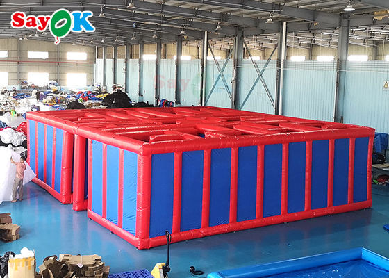 esplosione all'aperto Maze Inflatable Games For Kids di corsa ad ostacoli dei giochi gonfiabili 27ft di sport di 9m