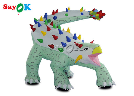 Dinosauro di Natale gonfiabile 1.8x1.2mH Ankylosaurus gonfiabile Modello di cartone animato per la pubblicità