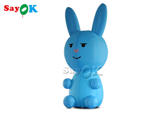 Cartoon gonfiabile 3m personaggi di cartoni animati gonfiabili Jumbo Blown Up Blue Bunny