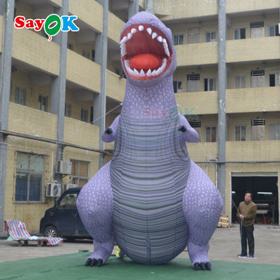 Evento Oxford Stoffa gonfiabile Cartone animato Natale gonfiabile Dinosauro Modello pubblicitario